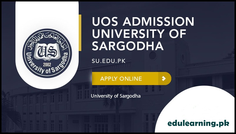 University of Sargodha Admission 2023 Apply Online