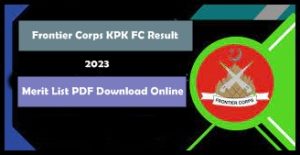 Frontier Corps KPK FC Result 2023 